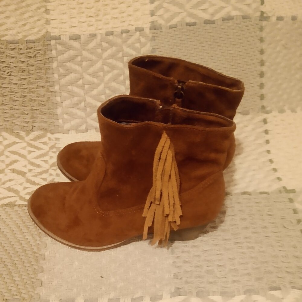 Women's Rock and Candy suede ankle boots.